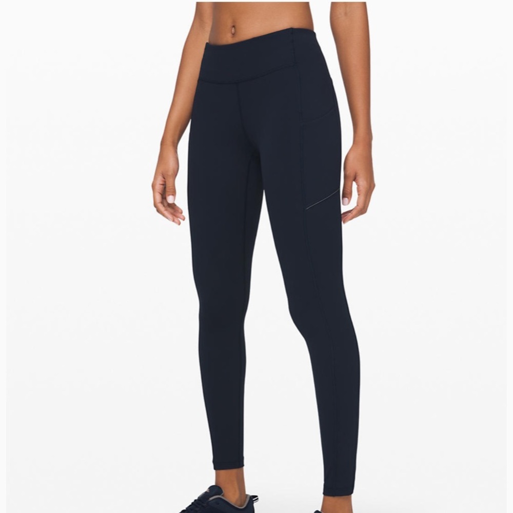 Lululemon Navy Blue Speed Up Leggings